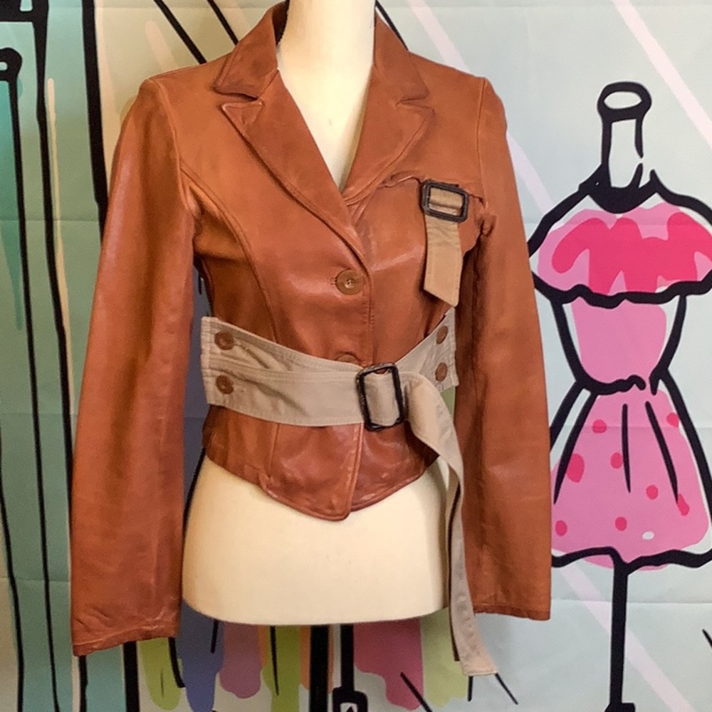Collection Privee Leather Jacket